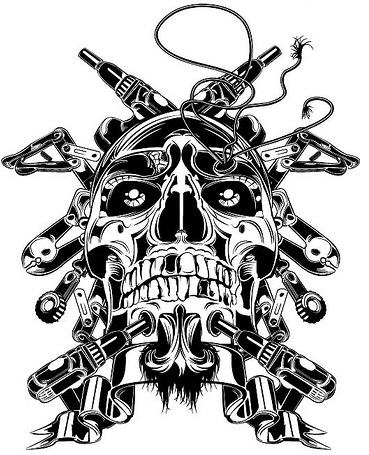 How to Draw a Skull: 50 Tutorials | Drawn in Black