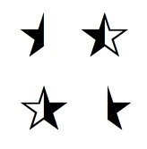 Half Star Symbol - ClipArt Best