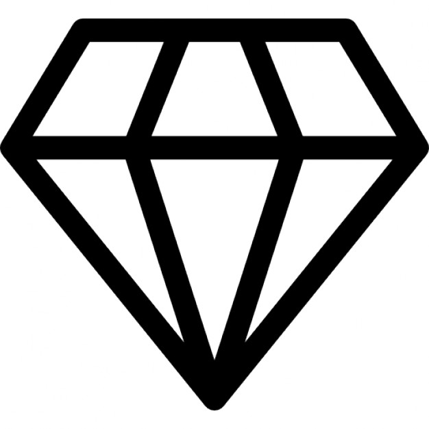 Diamond Shape Outline Diamond Outlined Shape