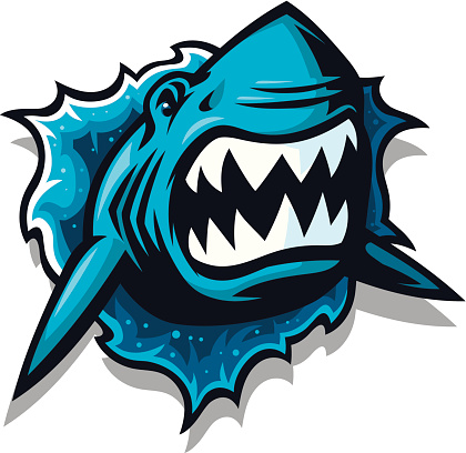 Great White Shark Clip Art, Vector Images & Illustrations