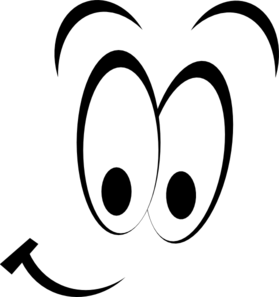 Clipart eyes black and white