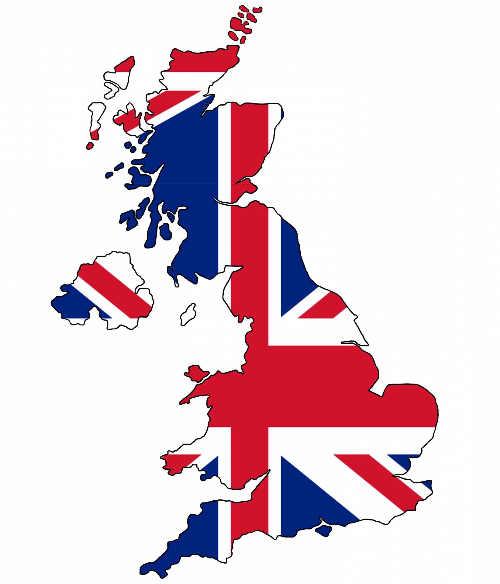 UK Map Free Stock Photo - Public Domain Pictures