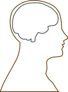Empty brain clipart
