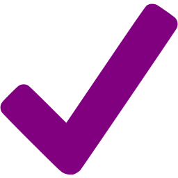 Purple checkmark icon - Free purple check mark icons