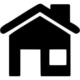 Black home 5 icon - Free black home icons