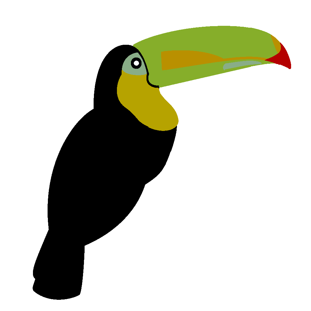 Toucan Outline