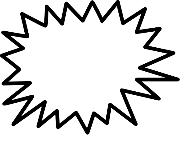 Comic pow clipart