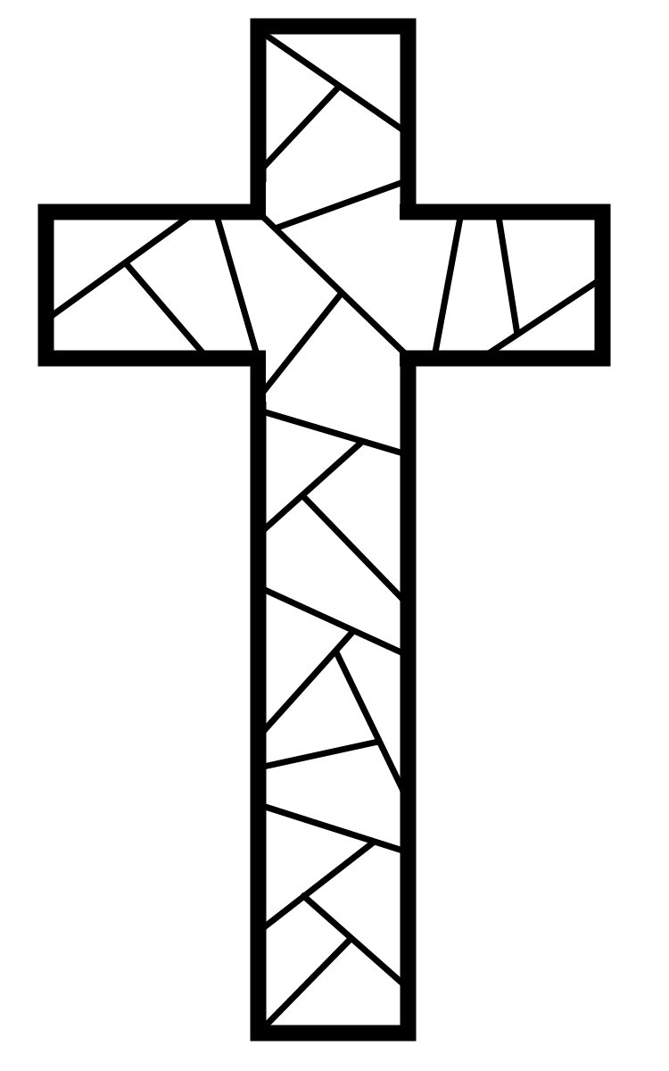 Colouring In Crosses - ClipArt Best