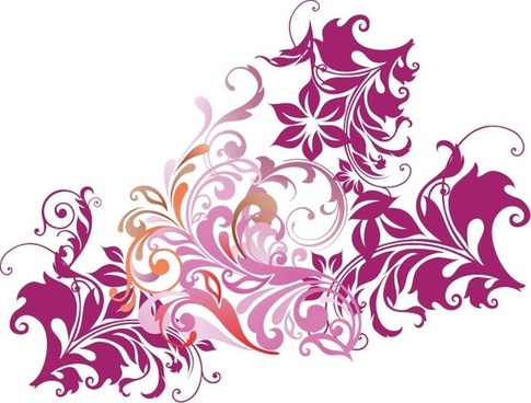 Floral design element vector free vector download (24,751 Free ...