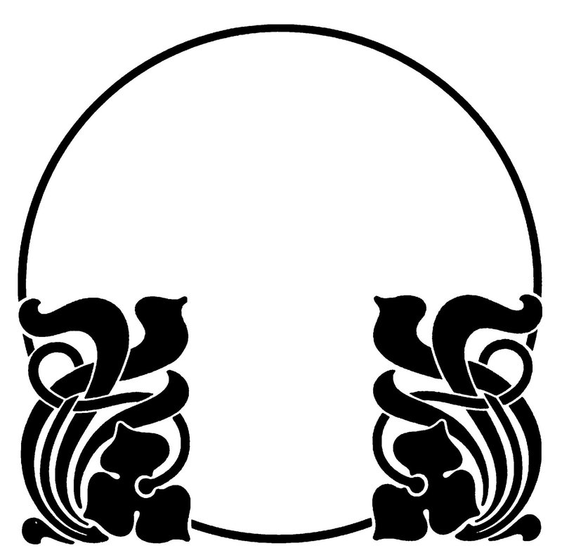 DeviantArt: More Like Free - Art Nouveau Border by BiSnarkian