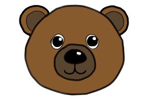 How to Draw a Bear Face | DrawingNow