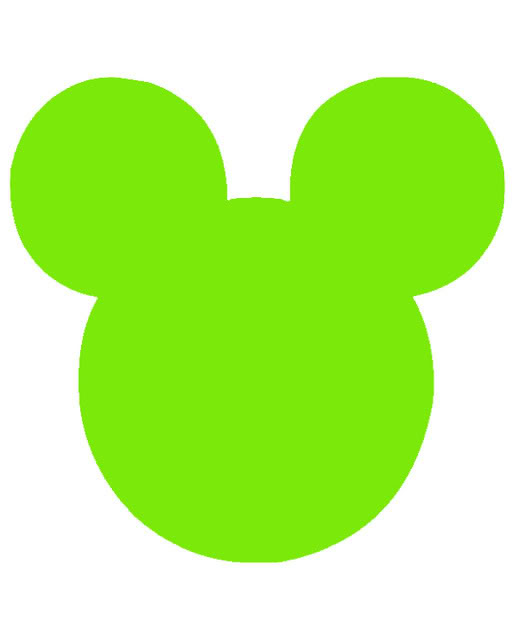 Mickey Mouse Head Template