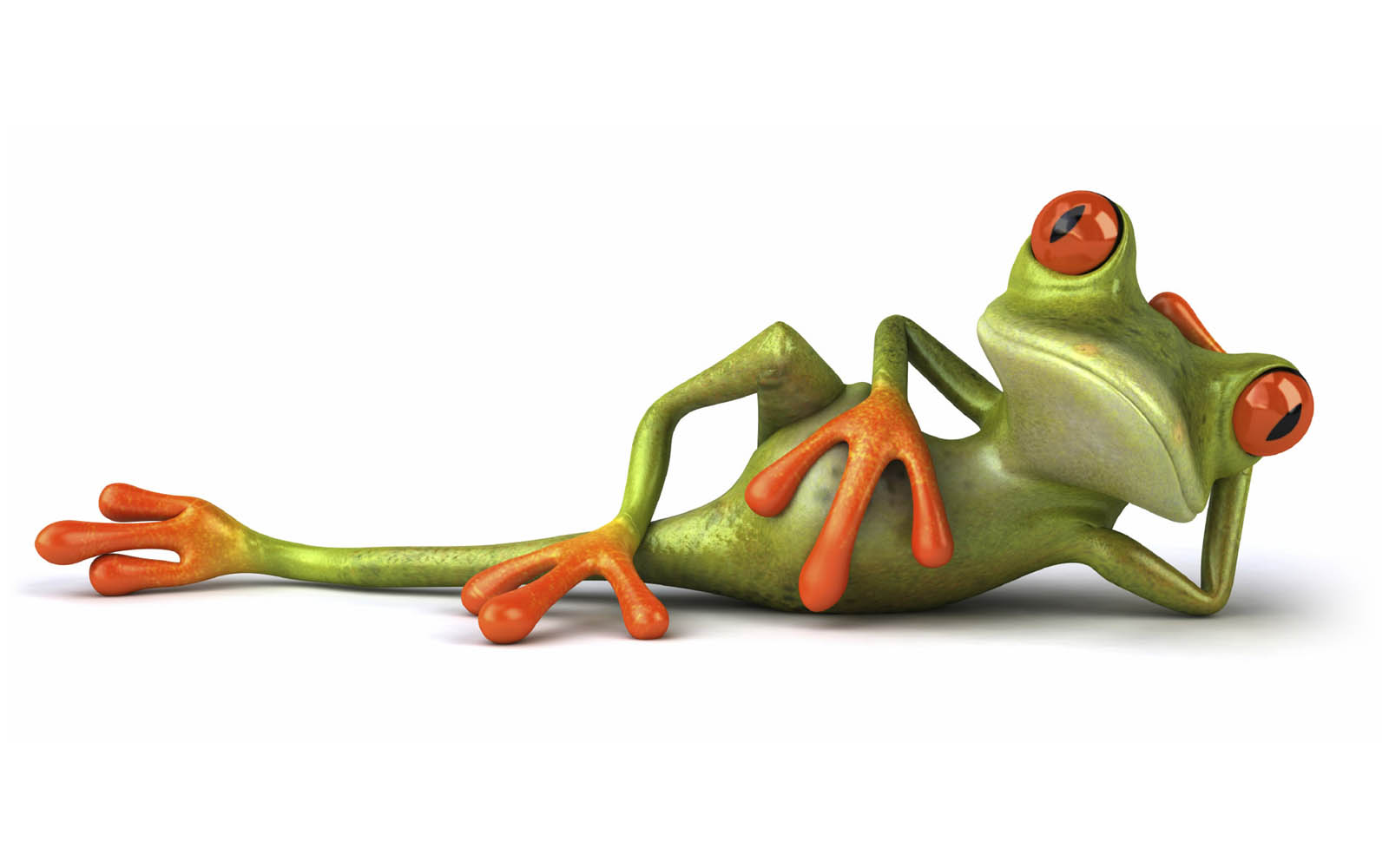 Funny frog clipart
