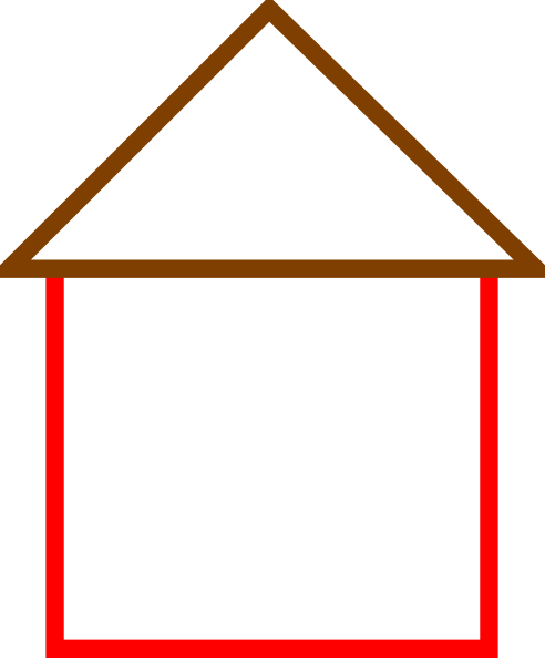 Outline Of A House | Free Download Clip Art | Free Clip Art | on ...