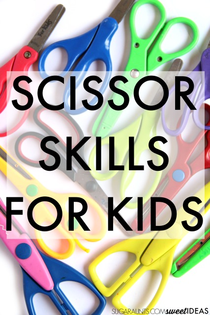 Sugar Aunts: Teach Kids How to Slow Down to Cut on Lines With Scissors