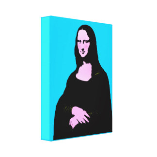 Mona Lisa Wrapped Canvas Prints | Zazzle - ClipArt Best - ClipArt Best
