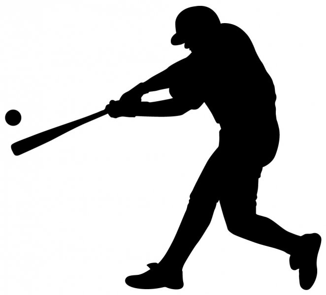 Baseball Player Silhouette - ClipArt Best