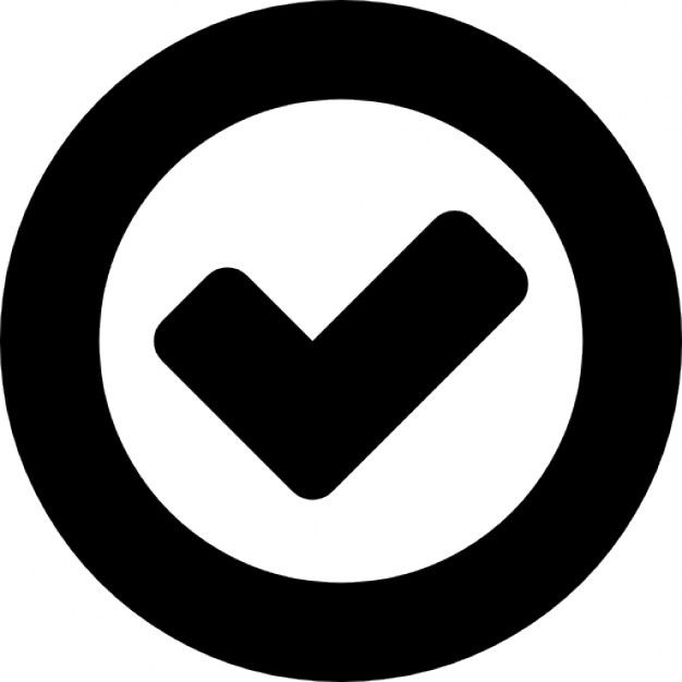 Symbole ok l&#39;intÃ©rieur d&#39;un plan de cercle | TÃ©lÃ©charger Icons ...