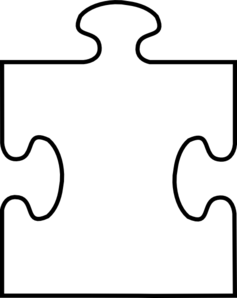 White Puzzle Clip Art - vector clip art online ...