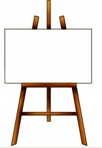 Paint Easel Clipart