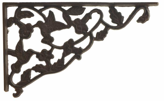 Shelf Bracket Hummingbird Vine Brace DIY Custom Shelves