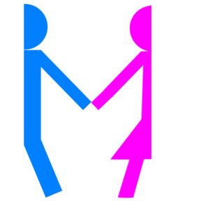 Boy vs girl clipart
