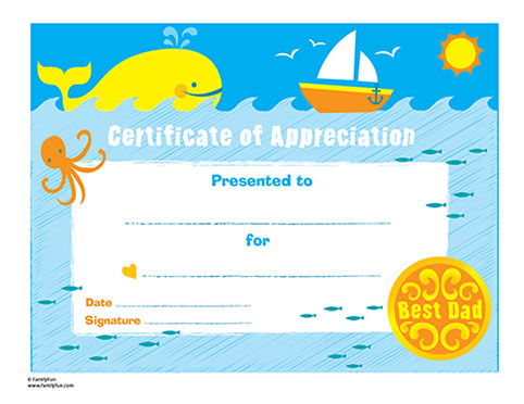 Certificates For Your Mom On Mothers Day