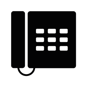 Telephone Silhouette | Silhouette of Telephone