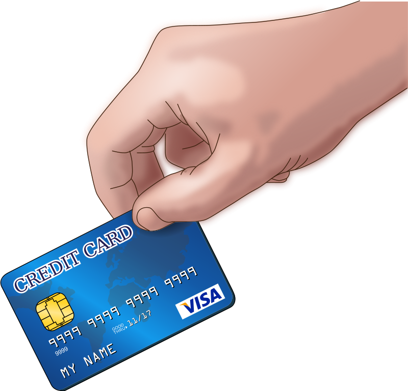 Credit card clipart