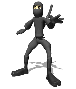Animated gif of ninjas and free images ~ Gifmania