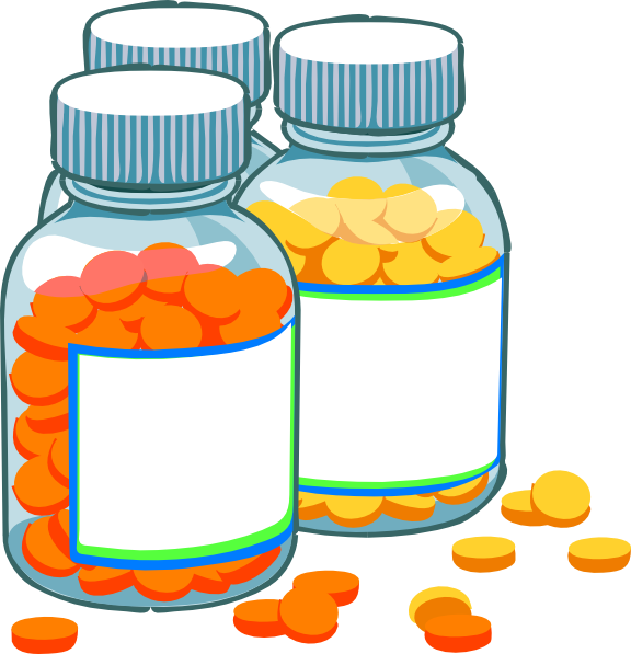 Medication Bottle Clipart