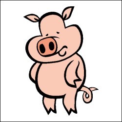 Sad Pig T-Shirt 154034