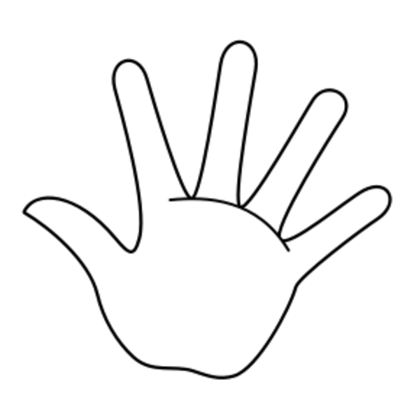 Hand Outline – Gclipart.com