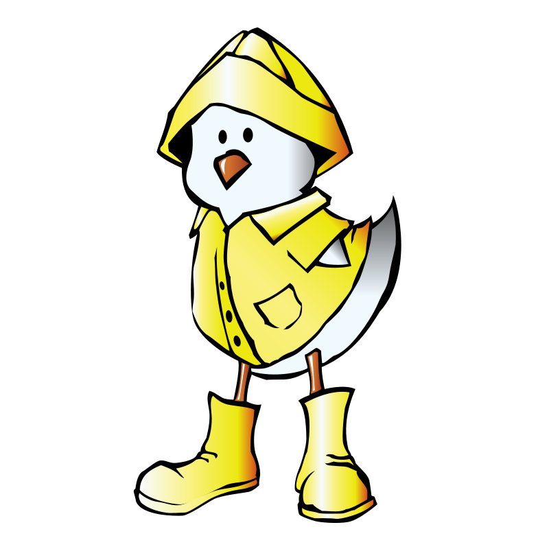 Animated Rain Duck Clipart