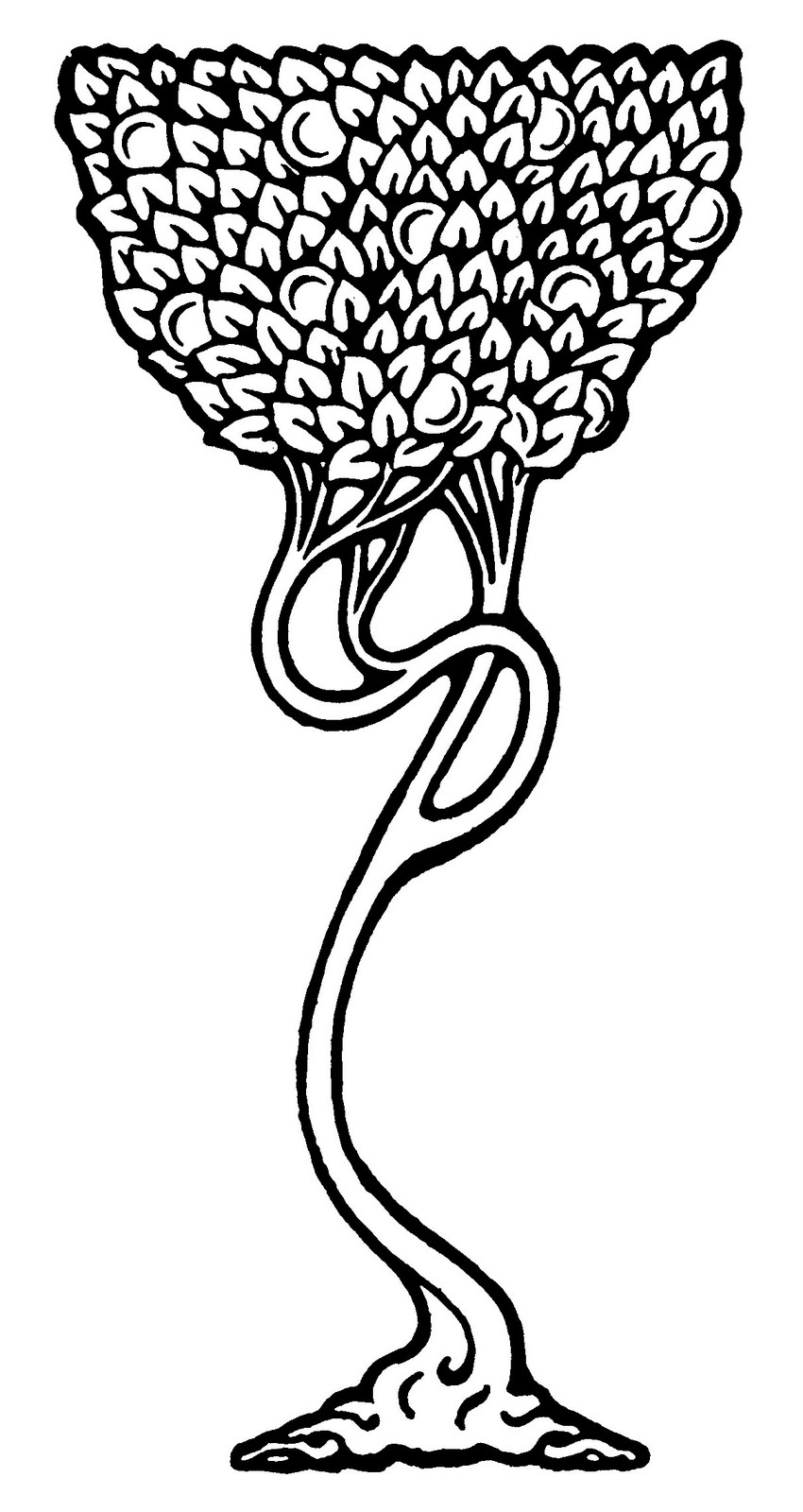 VintageFeedsacks: Free Vintage Clip Art - Vintage Torchiere Lamps