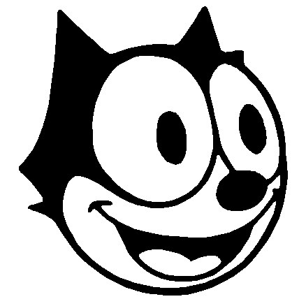 Felix Head Decal Felix The Cat Cartoon Decal Cartoon Sticker Car