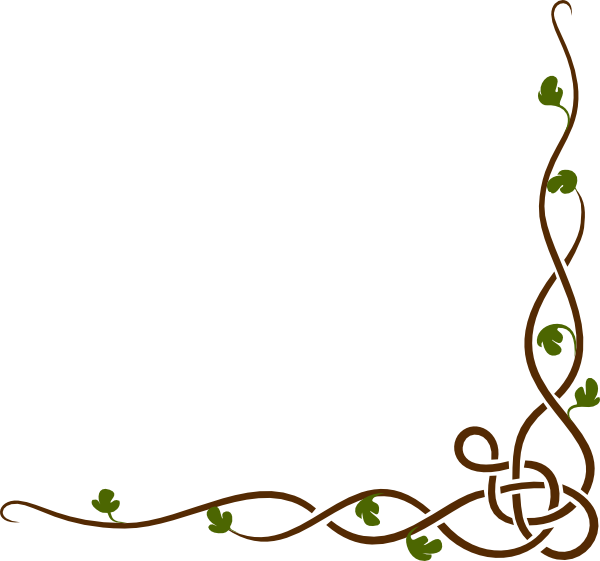 Woodland Border clip art - vector clip art online, royalty free ...