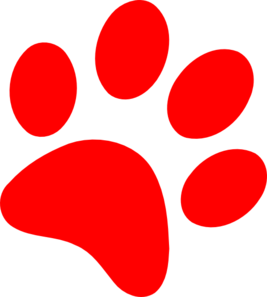 Paw Print clip art - vector clip art online, royalty free & public ...