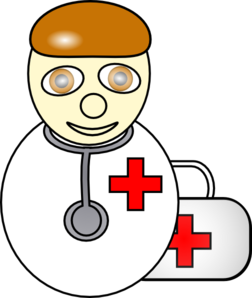 Doctor 3 clip art - vector clip art online, royalty free & public ...