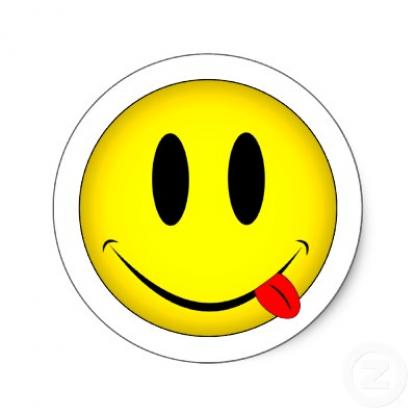 Smiley With Tongue Out Smile Day Site Funny Faces - Quoteko.