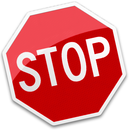 Small Stop Sign - ClipArt Best