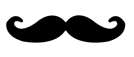 Free SVG File Download – Mustache Silhouette – BeaOriginal - Blog