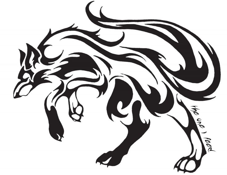 Tribal Wolf Tattoos | Tribal Wolf ...
