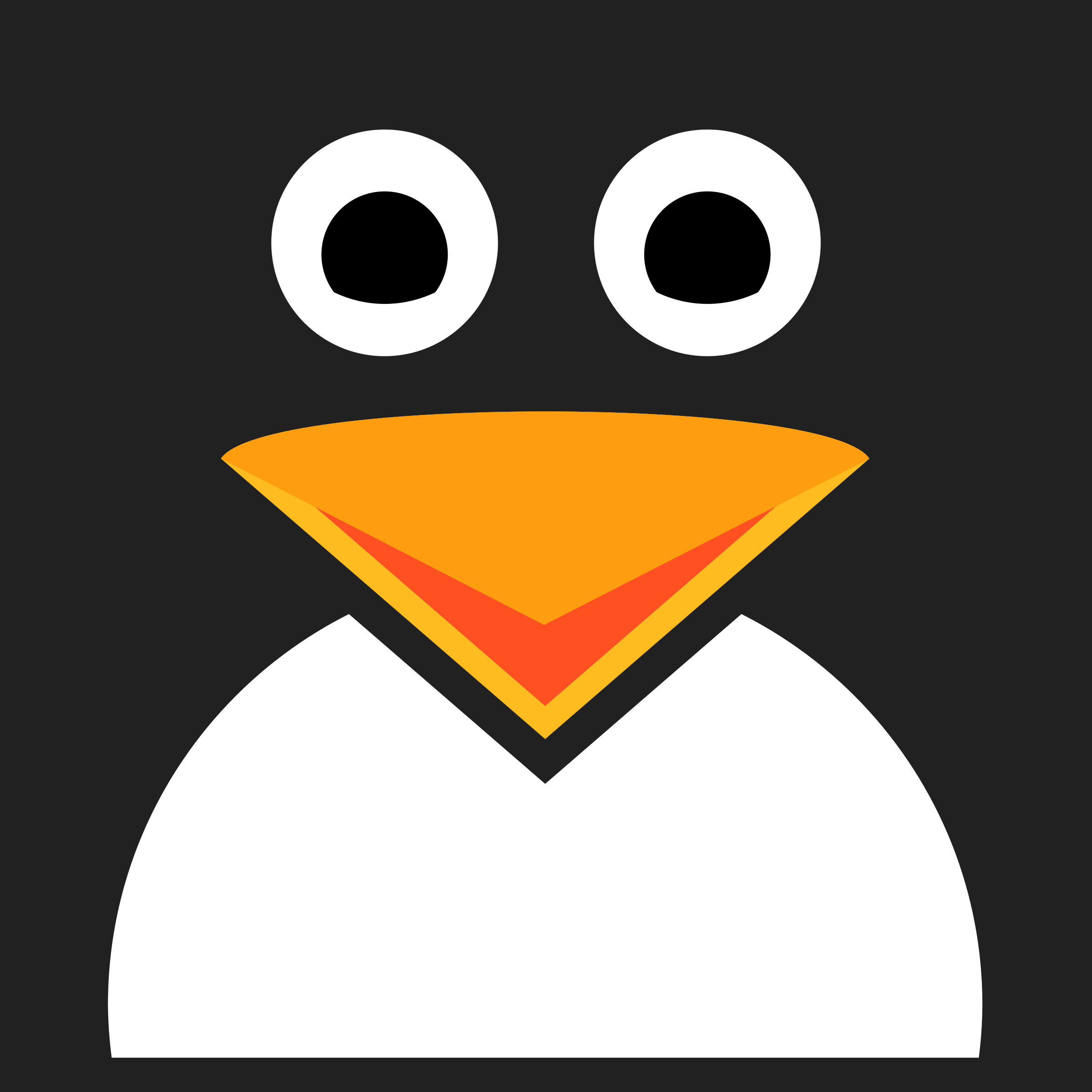 Penguin face clip art