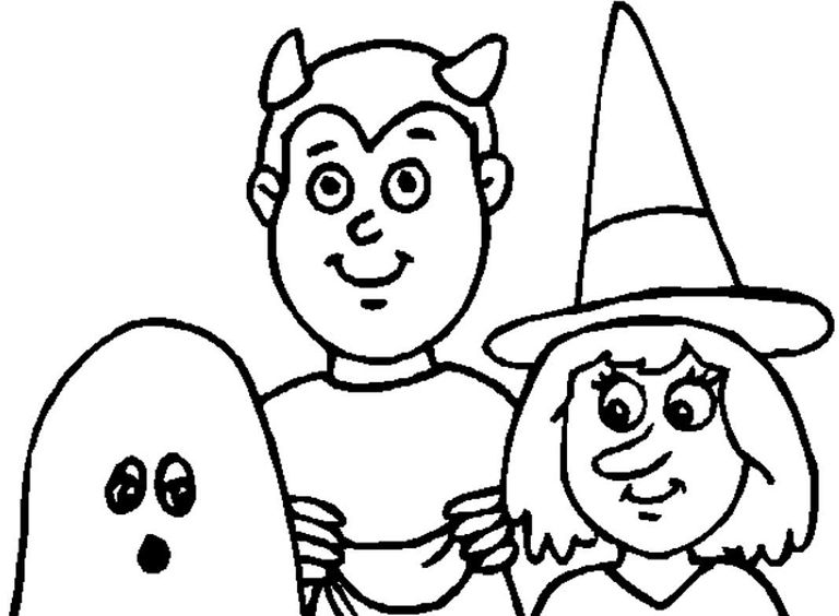Free Halloween Coloring Pages for Kids