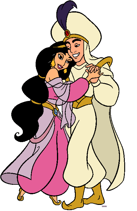 Aladdin and Jasmine Clip Art Images 2 | Disney Clip Art Galore