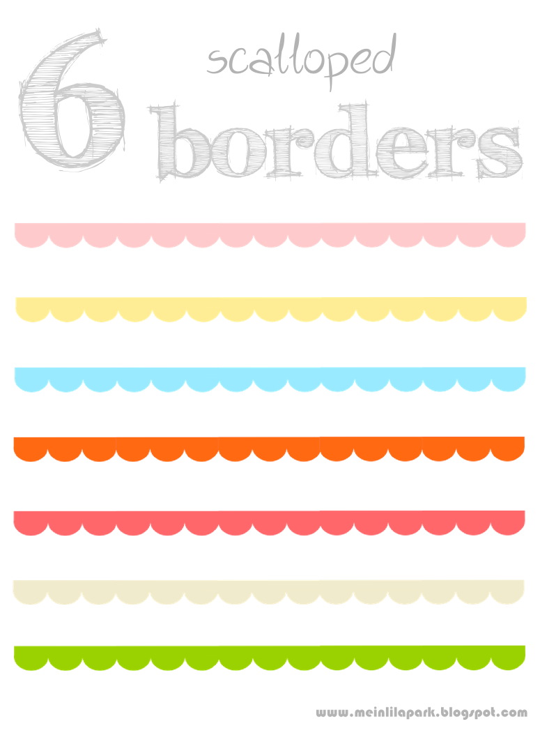 Scalloped Edge Border Clipart