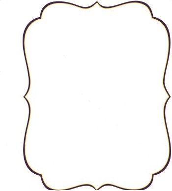 Label shapes outline clipart