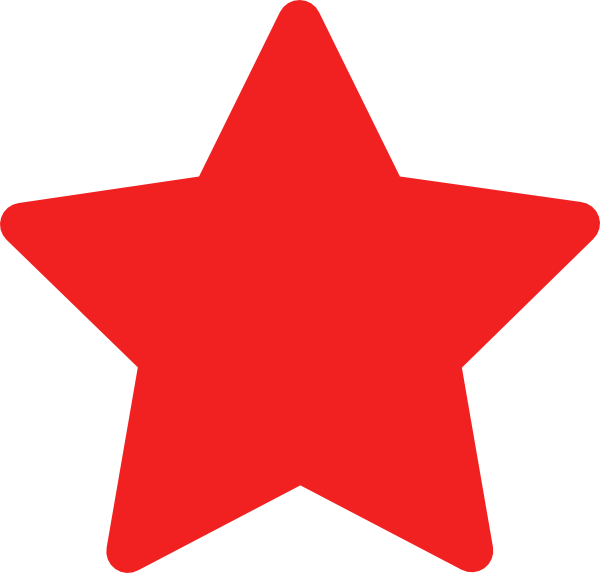 Free clipart red star