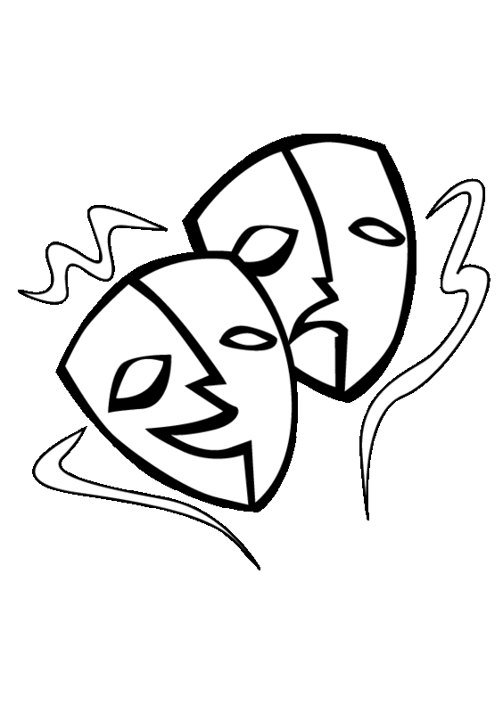 Picture Of Drama Masks